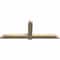 Ekena Millwork Eugene Rough Sawn Timber Gable Bracket, Douglas Fir, 84"W x 31"H x 4"D x 6"F, 9/12 Pitch GBW084X31X0406EUG00RDF - alternate 2